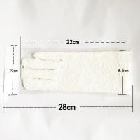 Guantes de Novia de Encaje Transpirable y Amigables con la Piel Color Sólido para Novias y Damas de Honor Moda de Mujer - details 2