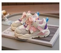 Zapatillas deportivas para niña, zapatos informales para correr, tenis de malla de aire versátiles a la moda para estudiantes, resistentes al desgaste, 2024 - details 6
