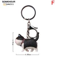 Llavero con colgante de gato para mujer y niño, joyería creativa, accesorios para regalos, bolso de coche - details 13