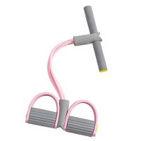 Bandas de resistencia, extractor de Pedal de Yoga de 4 tubos, banda de resistencia, cuerda elástica para tirar, equipo de Fitness para entrenamiento de brazos, cintura y Abdomen - details 0