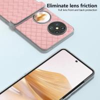 Para Huawei Pocket 2 Funda con textura tejida Protección de bisagra PU + PC Funda para teléfono - details 0