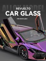 Coche de Supercar Lamborghini Revuelto en Aleación Modelo de Coche de Casting de Aleación Trendy para Hogar Regalo de Navidad Ideal para Niño - details 9