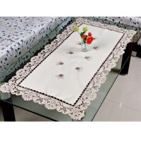 ENCE Mantel rectangular, ovalado, cuadrado, blanco de alta calidad, decoración floral para restaurante, 1 pieza - details 25