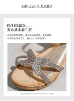 Nuevas sandalias de moda con diamantes de imitación, versión coreana, plataforma y tacón de cuña para mujer - details 5