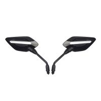 Espejos universales para manillar de motocicleta, espejos convexos de 8MM para manillar de bicicleta de 7/8 pulgadas, compatibles con ATV, moto de nieve, Scooter, ciclomotor, Dirt Bike, Sportsman - details 0