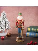 Gran oferta, marioneta creativa, Cascanueces, adorno navideño creativo para el hogar, gabinete de vino, adorno de resina - details 6