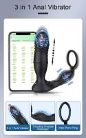 Leten Vibrador Vibrante 4en1 Anillo Prostalé de Masaje de Punto G Anal - details 2