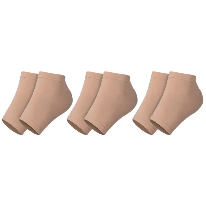 Calcetines Hidratantes de Silicona para Hombres y Mujeres Tratamiento de Tacones Altos Desgastados - 1