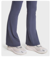 SHINBENE Pantalones de Yoga Casuales para Mujer 32" Cintura Alta de Nailon con Bolsillo Oculto Leggings con Apertura Flare para Deporte y Trabajo - details 7