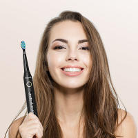 Cepillo de Dientes Eléctrico Sonido Fairywill FW-507 5 Modos Cargador USB Reemplazo Tiempo 8 Cabezas de Cepillo Resistente al Agua para Adultos - details 1