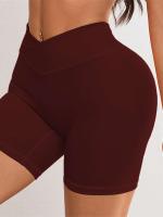 V Cross Cintura Yoga para Mujer Sensación Desnuda Entrenamiento 3.5 Running Fiess Pantalones Cortos Deportivos - details 18