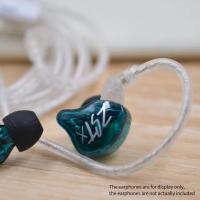 Cables de auriculares KZ chapados en plata, Cable de actualización de 3,5 MM, 2 pines, Cable de auriculares KZ con micrófono, auriculares con Cable de alta pureza KZ - details 2