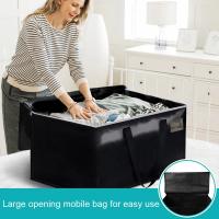 Cajas de Movimiento Plegables de Alta Resistencia de 90L con Cremalleras - details 1