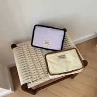 Bolsa de cosméticos portátil de Color contrastante, billetera con cremallera, monedero de Color sólido, bolsa de almacenamiento de pañuelos sanitarios suave y ligera - details 26