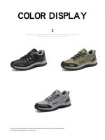 Zapatos de Senderismo Invierno para Hombres Botas Cálidas Exteriores para Acampar Antichoque Zapatillas de Escalada con Cordones RUNSUN DAILY - details 4