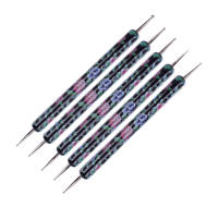 Pluma de pintura de marmolado, 5 piezas, de 2 vías, diseño variado, herramientas de manicura profesional - details 4