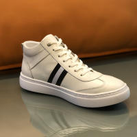 Zapatos altos de cuero zapatos de algodón térmico de terciopelo de estilo británico para hombres - details 13