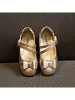 Zapatos de cuero para niñas, zapatillas planas de princesa con pajarita, zapatos de flores para niñas, zapatos planos informales para niños, zapatos de tacón bajo para baile y boda, suaves - details 19