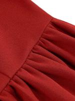 2024 nueva moda bata Vintage vestidos de verano elegantes mujeres Swing manga corta pajarita cuello Rockabilly fiesta graduación vestido de oficina - details 5