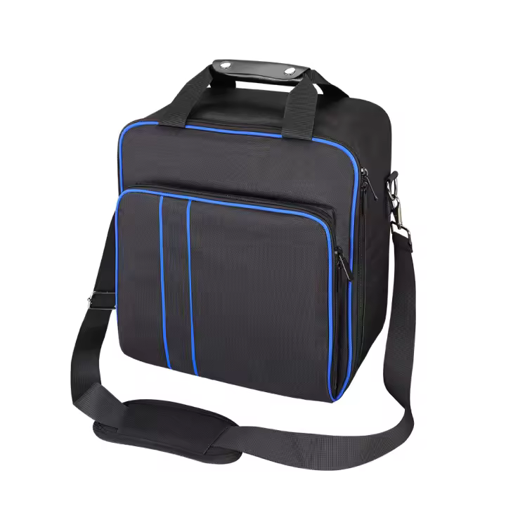 Bolso de hombro de almacenamiento, estuche de transporte de viaje Compatible con accesorios de Xbox Series X/S, bolso portátil con estuche de silicona - 1