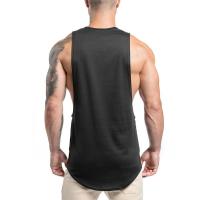 Camisetas sin mangas de Fitness para hombre, ropa de gimnasio, culturismo, entrenamiento, chaleco de algodón, informal, transparente - details 3