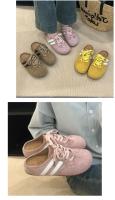 Retro de suela gruesa interior de aumento de la bolsa de la cabeza de la mitad de las zapatillas de las mujeres desgaste exterior 2025 primavera nuevos zapatos versátiles de entrenamiento alemán Boken zapatos de mujer - details 5