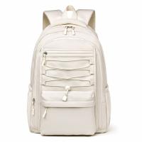 Mochila Escolar Casual Unisex Tela Oxford Resistente al Agua, Estructura Hexagonal Acolchada, Diseño Sencillo y Ligero para Estudiantes y Uso Diario - details 5