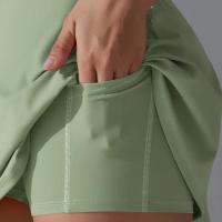 Falda de Cintura Alta Transpirable, Secado Rápido, Doble Capa para Yoga, Correr, Zapatillas para Mujer - details 13