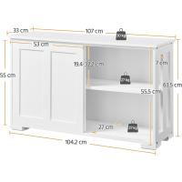 Vitrinas de puerta corredera estrechas para sala de estar - details 4
