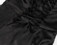 Elegante Vestido de Medio Talla Retro de Hepburn Manga Larga, Elegante para Fiestas y Banquetes - details 24