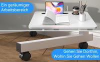Rcynview Mesa de Computadora Estilo Moderno de Medio Siglo Altura Ajustable Diagnóstico de Trompo - details 4