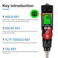 Medidor de suelo portátil EC-8801, probador Digital EC/TEMP 2 en 1, Detector de suelo ATC, analizador EC de suelo para jardín, granja e invernadero - details 7