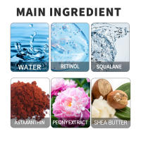 Crema de Ojos de Retinol Antideslumbramiento, Iluminación de Ojeras, Levantamiento y Reafirmación de Piel Herramienta de Cuidado de la Piel Facial Instantáneo para Mujeres - details 2