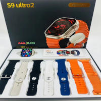 Reloj inteligente deportivo S9 Ultra 2, con 7 piezas, correa, Bluetooth, llamadas, frecuencia cardíaca, resistente al agua, carga inalámbrica - details 5