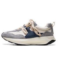 Zapatillas informales de otoño con cordones y suela gruesa para hombre - details 1