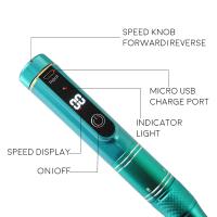 Máquina pulidora de uñas recargable, taladro portátil para manicura, Lima eléctrica para cutículas, pulidora de uñas inalámbrica, 35000RPM - details 1