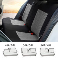 Juego de fundas universales para asiento de coche, protectores de cojín con patrón de impresión de neumáticos 3D, accesorios de estilo Interior para coche, nuevo, 2024 - details 4