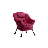 Sillon para Salon Sillón Relax Terciopelo Sillon Lectura Dormitorio Comodos Butacas de Salon, Gris Oscuro - details 7