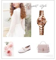 Reloj de mujer a la moda con calendario y diamantes, resistente al agua, que brilla en la oscuridad, reloj para mujer - details 8