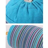 Almohada Cervical de Yoga a rayas, cojín de alforfón de tela gruesa vieja, almohada de palo para el cuidado de la salud, almohada Cervical de fisioterapia para el cuello - details 4