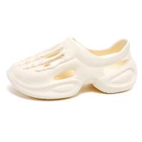 Zapatillas juveniles de moda con agujero de garra de calavera para hombre, novedad de verano, sandalias de playa informales, zapatos transpirables y cómodos sin cordones - details 0
