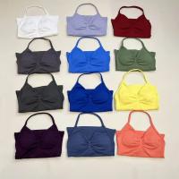 Chaleco deportivo sin costuras para mujer, camiseta sin mangas Sexy para Yoga, Top de Fitness para gimnasio, camisola con tirantes cruzados, sujetador para correr, ropa de Yoga para mujer - details 8