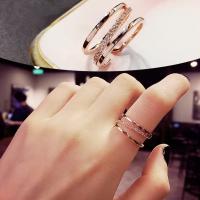 Anillo de moda y sencillo, tamaño ajustable - details 29