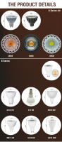 Aladin Luz de Punto LED de 6 piezas MR16 GU10 E27 12V 24V 85-265V Iluminación de Sala - details 1