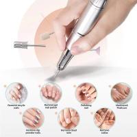 Lijadora eléctrica recargable para manicura, máquina pulidora de uñas con pantalla LED, 35000RPM - details 1