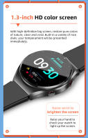 Reloj Inteligente Android iOS ECG, Detección de Enfermedades, Medición de Glucosa al Instante, Seguimiento del Periodo, Pulsómetro, Monitor de Sueño - details 6