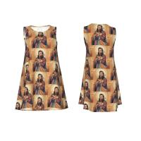 Vestido veraniego suelto personalizado H-Fine e Album S-Styles con estampado de bolsillo, vestido sin mangas para mujer para vacaciones en la playa - details 129