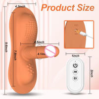 Vibrador Dildo para Mujeres 10 Modos Vibrantes, Control Remoto, Estimulador Doble para Clít y Punto G Juegos de Sexo para Adultos para Hombres y Mujeres - details 5