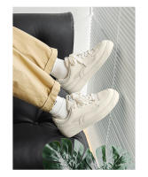 Zapatos deportivos transpirables de primavera para hombre, de estilo informal, con cordones, versátiles y de suela gruesa, de estilo sencillo, color blanco - details 23