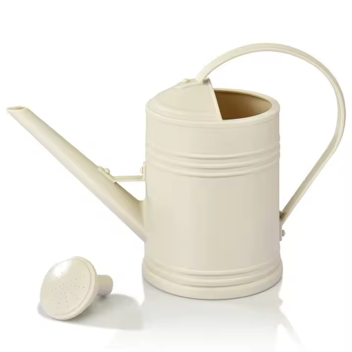 Regadera para plantas de interior, regadera de flores para exteriores, plantas de casa, flor de jardín, Caño largo de interior, Beige - 1